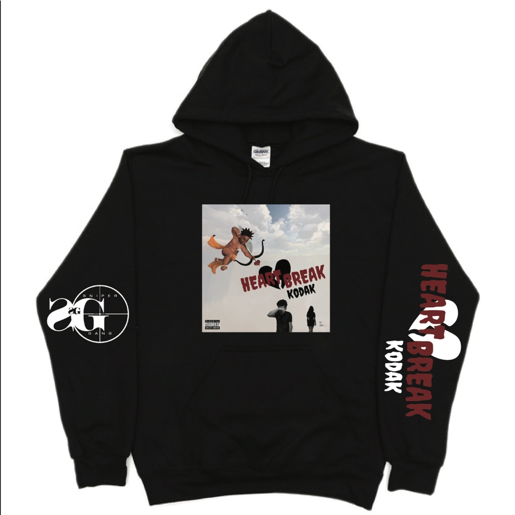 Kodak Black Heart Break Kodak Cover Hoodie Unisex S5xl